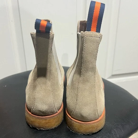 New Republic Sonoma Suede Chelsea Boots Sandstone Tan Men’s 10.5 D - Picture 7 of 13